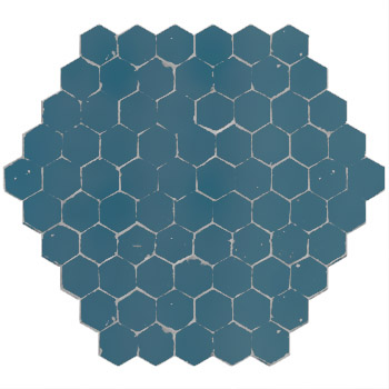 Mosaic House Moroccan tile Sata A 28 Teal, blue, green   solid  